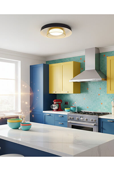 Özcan Aydınlatma 1432-1-19 Petiti 34cm Armatür Siyah