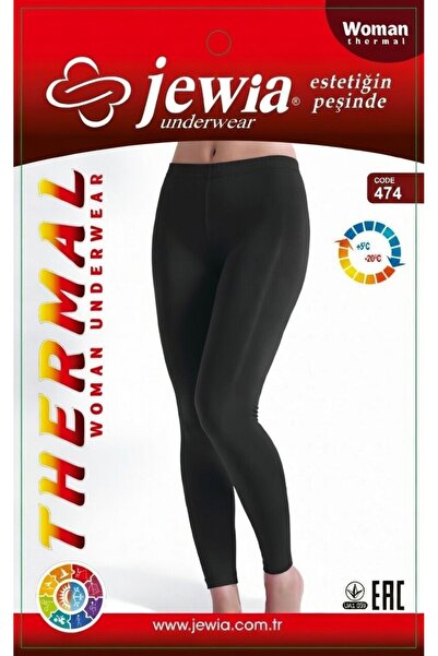 Jewia Black Thermal Tights