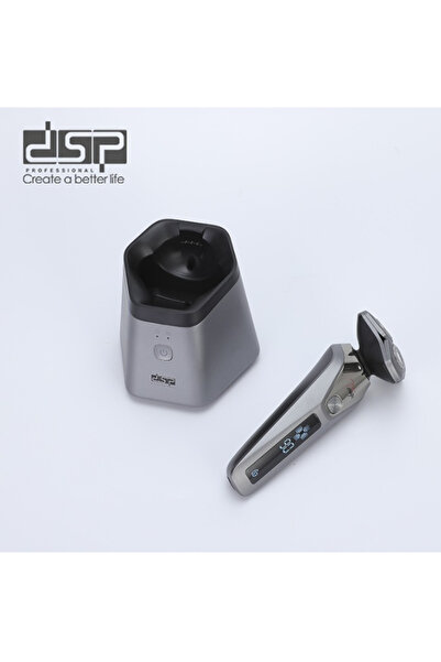 DSP ماكينة حلاقة كهربائية PRO+ بنظام التنظيف والشحن