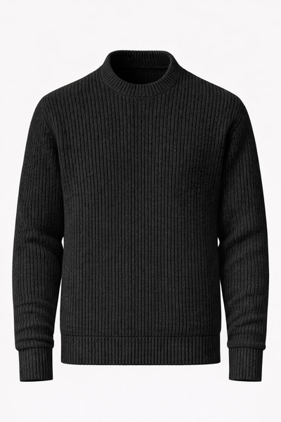 Valiberta Ανδρικό πλεκτό πουλόβερ Pilar Oversize Thessaloniki με λαιμόκοψη - ...