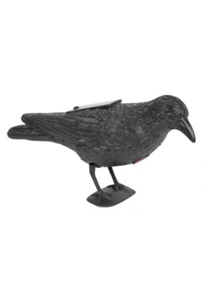 Mercaton Decoratiune pentru Gradina, Tip Lampa Solara, Model Sperietoare Corb