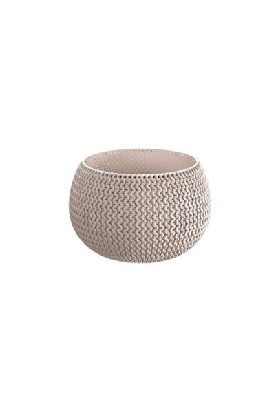Prosperplast Ghiveci decorativ pentru flori, rotund, maro, 29-19,5 cm, Splofy...