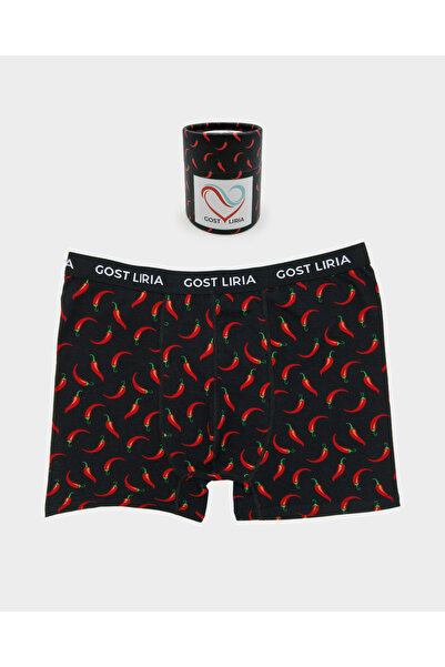 GOST LİRİA - Pepper Desenli Erkek Boxer