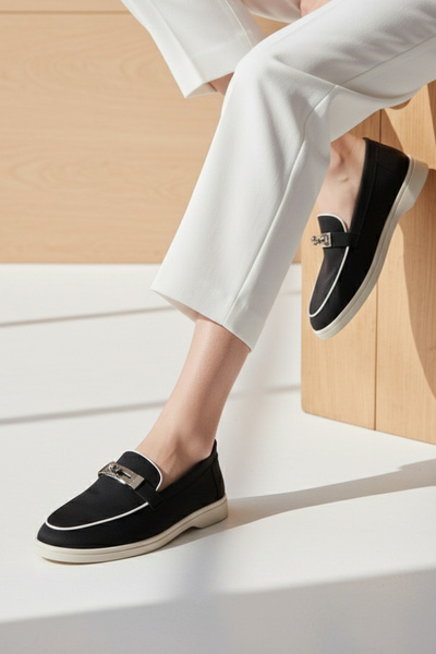 MİLAYA SHOES حذاء فيرا سويد اليومي للنساء