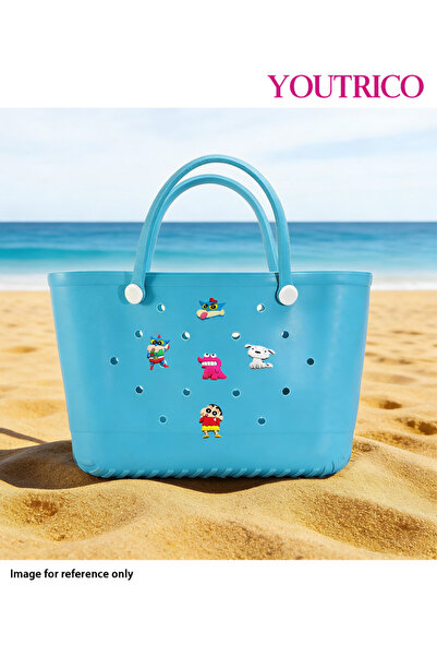 Youtrico مجموعة زينة كرتونية من 5 قطع - إكسسوار لحقيبة الشاطئ