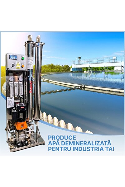 EXPERT WATER Sistem osmoză inversă EWRO-500, 500 L/h, automat, monitor conductivitate, recirculare, inox,