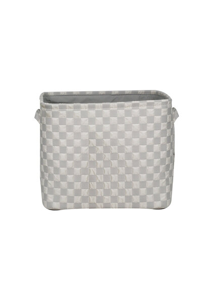 KOÇTAŞ Monogrom Sepet Bej Gri 36x26x29,5 Cm