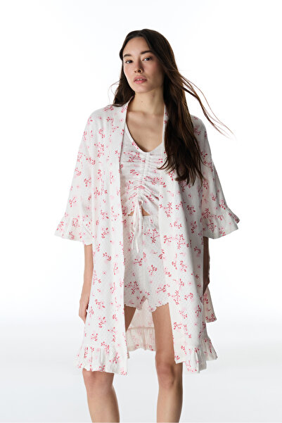 Penti Robă de dormit Pink Blossom Pointel