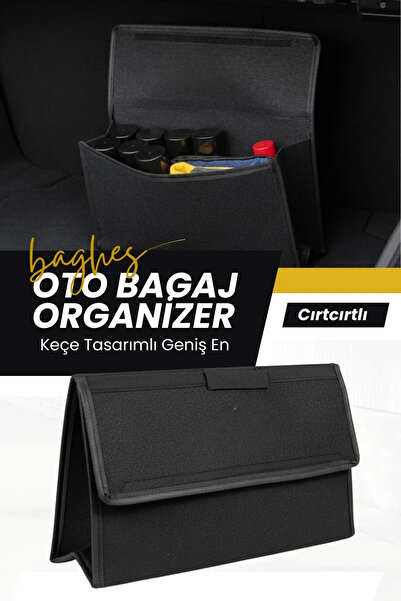 Baghes Bag Organizer Bag Organizer Συλλεκτική Τσάντα Αποσκευή Τσάντα Μαύρη
