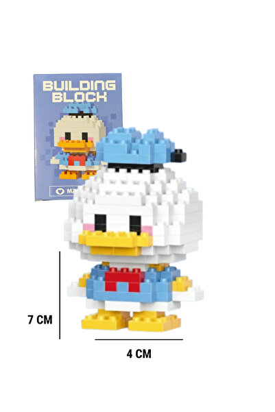 WUNİT Bricks Daisy Duck Donald Duck Ailesi Karakter Figürü 3D Yapboz Puzzle Y...