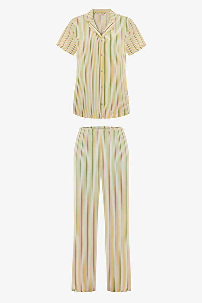 Penti Multi-Colored Calmness Shirt Pants Pajama Set