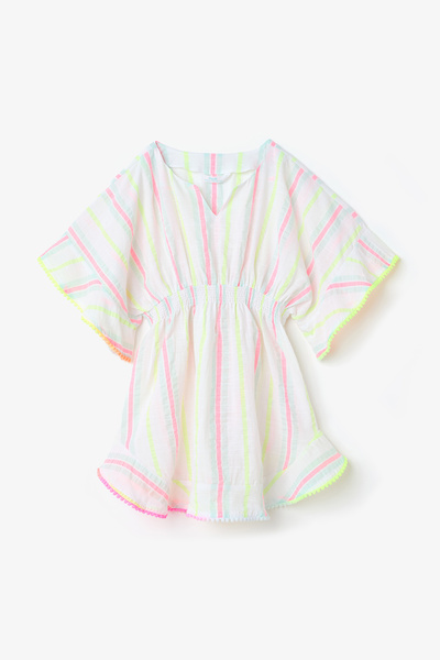 Penti Caftan multicolor cu dungi pentru fetiță