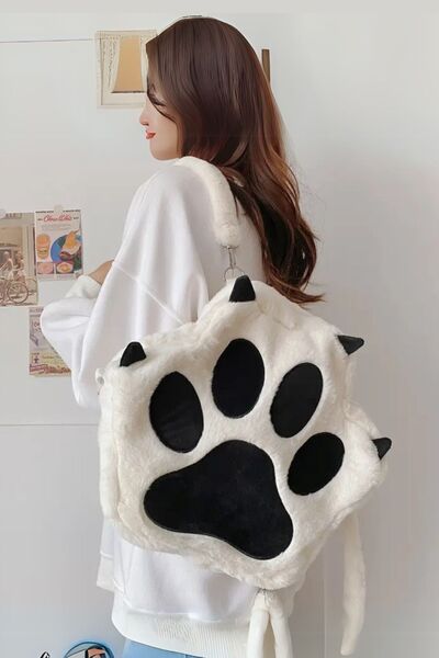 Ecrou Paw Shaped Backpack