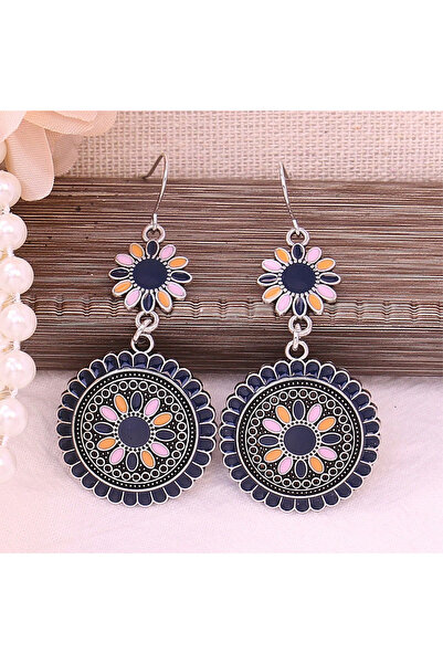 Choice X24030602 Multicolor Daisy Shaped Earrings Boho Vacation Style Casual ...