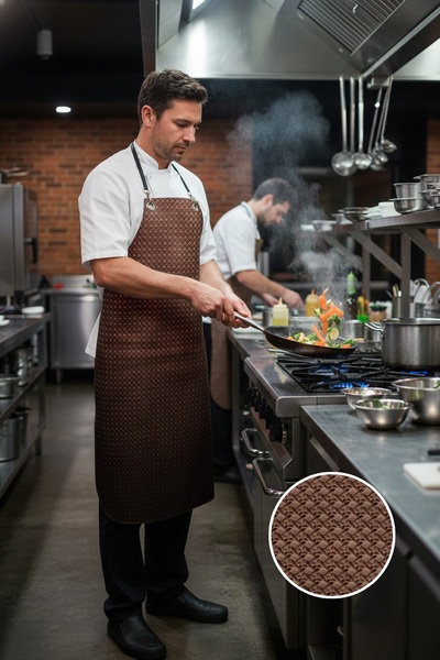 PALS TEKSTİL Pals Tekstil Mutfak Aşçı Önlüğü Vegan Suni Deri