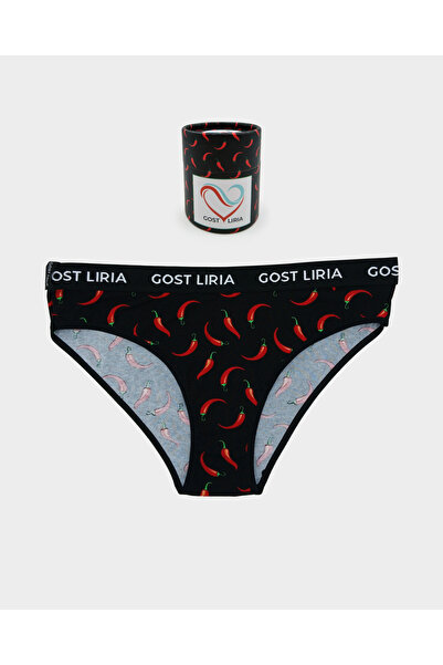 GOST LİRİA - Pepper Desenli Kadın Slip Külot