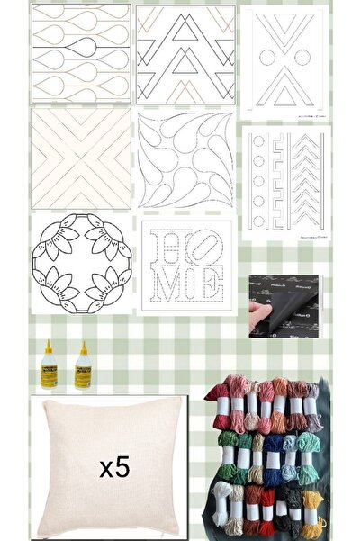 Belomia Home Collection مجموعة Punch continue - مجموعة معالجة وسائد Punch