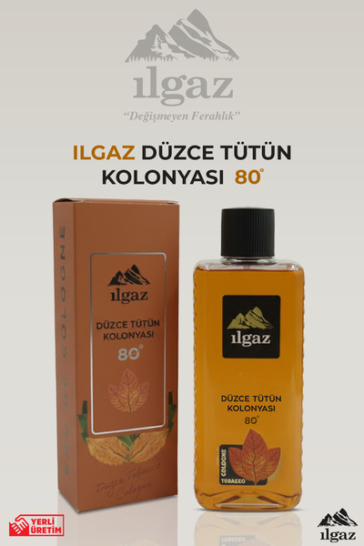 ILGAZ Düzce Tütün Kolonyası 80 Derece 400 ml Tütün Kolonyası | Elegance Series