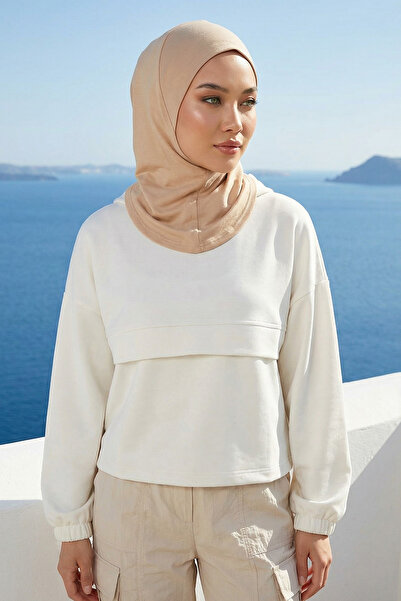 Aisha's Design طاقية حجاب، TB-5، بني حليبي