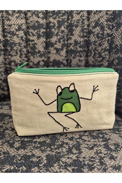 Handream محفظة مصنوعة يدويًا على شكل ضفدع راقص/متعددة الأغراض/حقيبة يد