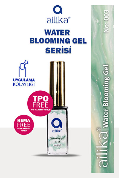 Ailika Water Blooming Kalıcı Oje Su İzi Oje 10ml No:003