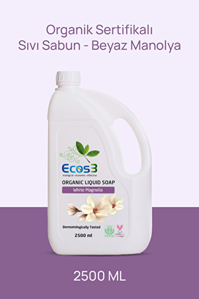 Ecos3 Organik Sıvı Sabun, Vegan Sertifikalı, Hassas Cilt, Ekolojik, Hipoalerj...