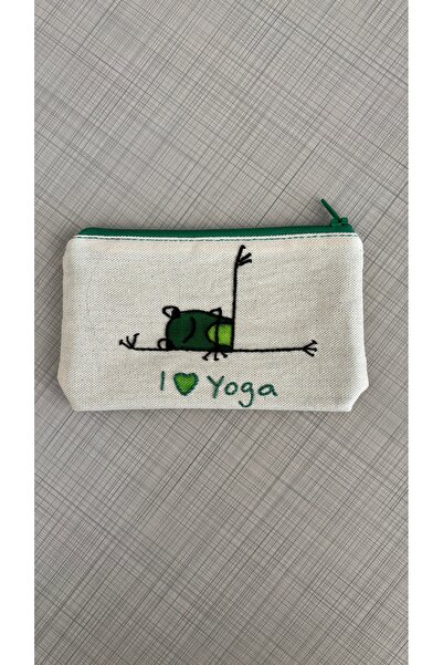 Handream Yoga Frog Themed Handmade Wallet/Multipurpose/Gift Bag