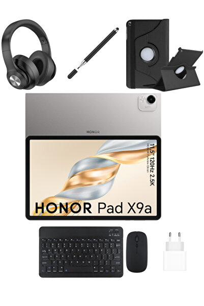 HONOR Pad X9A 8gb 256GB Wi-Fi 11.5 Inç IPS Uzay Gri Tablet - +KILIF+KALVYE+MO...