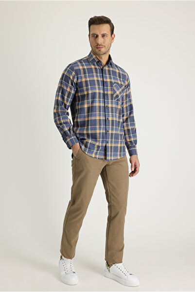 Kiğılı 7 Drop Slim Fit Вузький крій Бавовняна канва / Штани-чіно