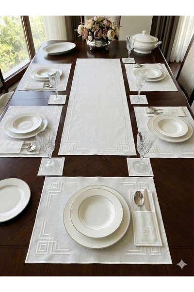 Sfr Home by FİSKOS طقم تقديم أمريكي من فيرديس مكون من 19 قطعة