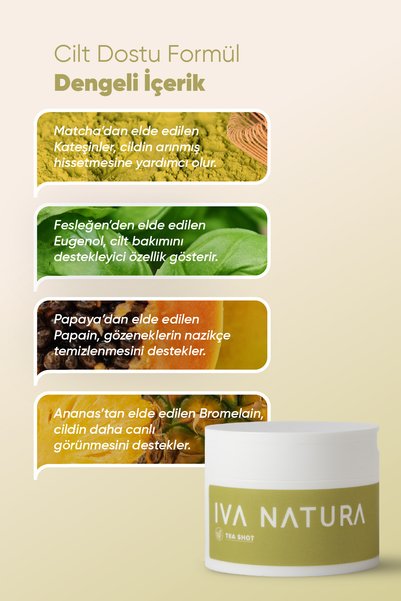 Iva Natura Matcha Ped Toner Gentle Purifying & Balancing Care Suitable for Daily Use
