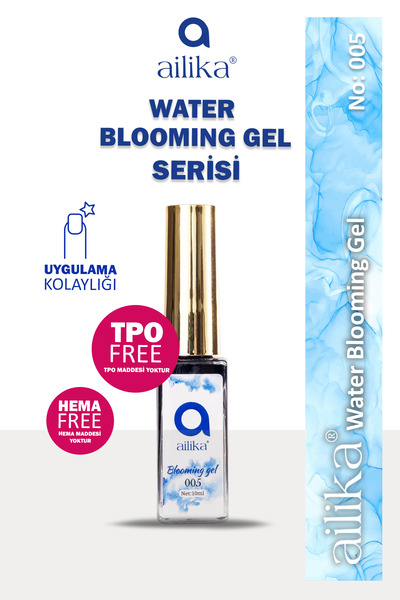 Ailika Water Blooming Kalıcı Oje Su İzi Oje 10ml No:005