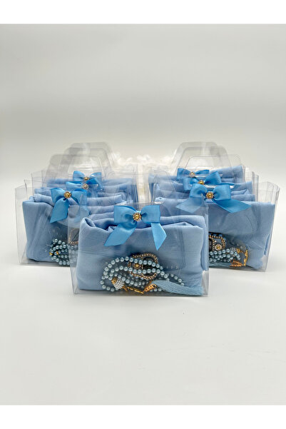 LenaToptan مجموعة هدايا تتضمن 10 قطع من المسبحة اللؤلؤية وحجر الزكيرماتيك في ...