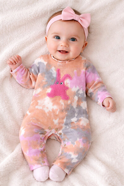 Minora Triko Renkli Tavşan Tulum