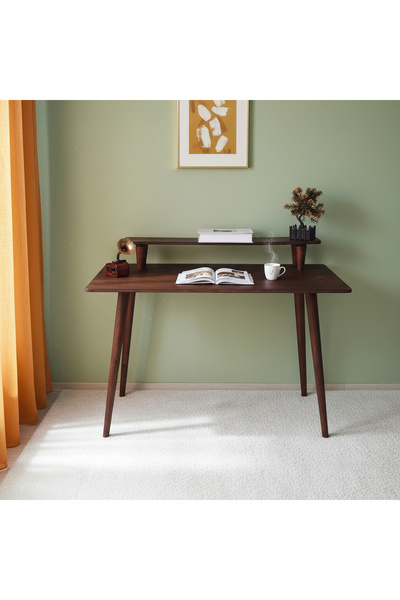 Vera Concept Home Ahşap Çalışma Masası Ofis Masası Bilgisayar Masası Laptop M...