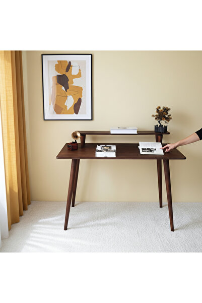 Vera Concept Home Ahşap Çalışma Masası Ofis Masası Bilgisayar Masası Laptop M...