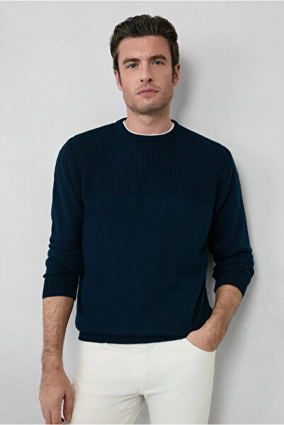 Kiğılı Велосипедна комір Regular Fit з візерунком трикотажний светр