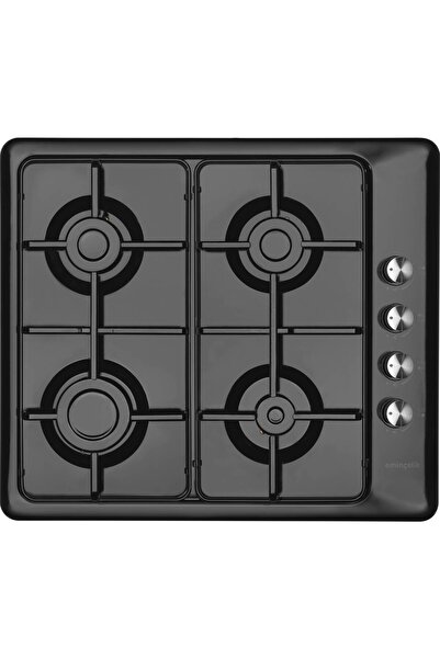 Eminçelik Ec-ah3140be60 Ankastre Gömmeli Siyah Emaye Ocak Sancak Alimer