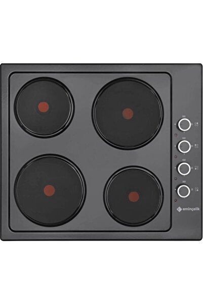 Eminçelik EMİNÇELİK EC-AH 6604 BE60 SİYAH EMAYE ANKASTRE OCAK