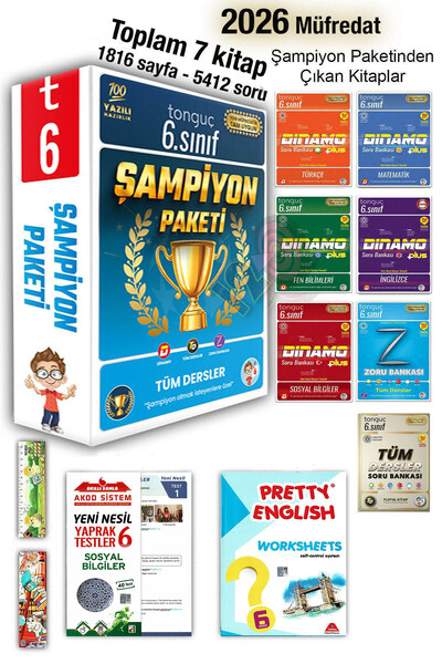 Tonguç Yayınları 6. Sınıf Şampiyon Paketi 2026