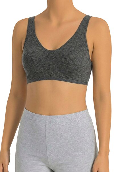 Öts Women's Ribbed Bra (100% Cotton)