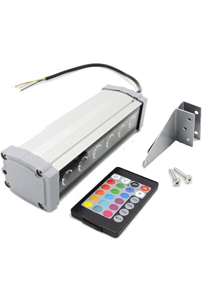 Ledmira 20 Cm (6W) Rgb Kumandalı Wallwasher Duvar Boyama, Ağaç Boyama, Cami V...