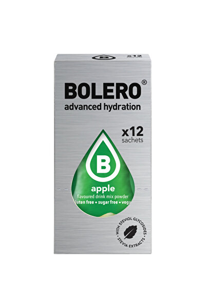 Bolero منكهات ترطيب وتحلية المياه نكهة التفاح (12 حبة) - Advanced Hydration D...