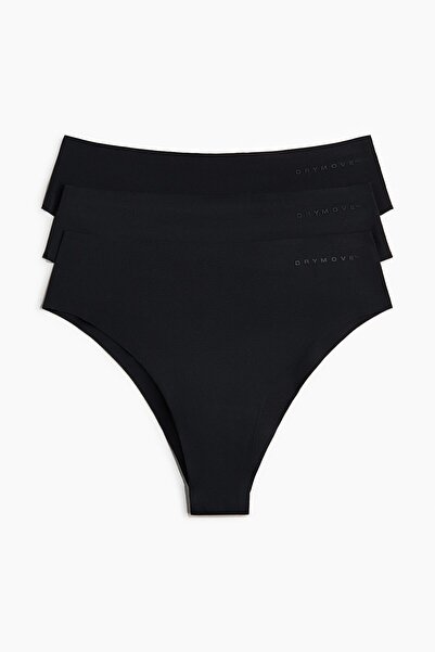 H&M 3'lü Brazilian Spor Külotu DryMove™
