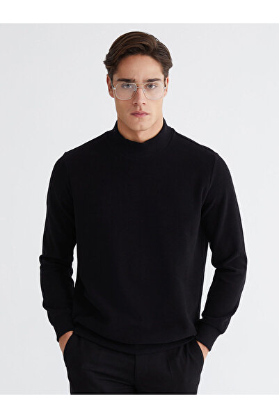 LC Waikiki Vizyon New Season Stand Collar Men's Sweatshirt