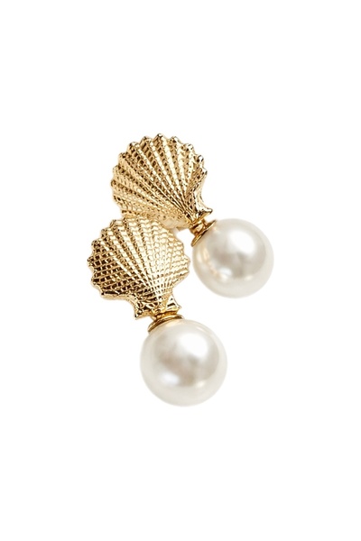 Sense of Atelier Shell Pearl Oyster Earring