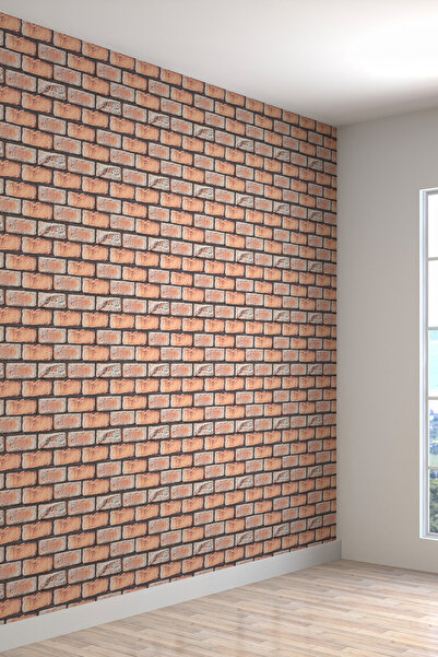 dreamwall 3 Boyutlu Tuğla Desenli Silinebilir Sağlık Dostu Tekstil Duvar Kağıdı