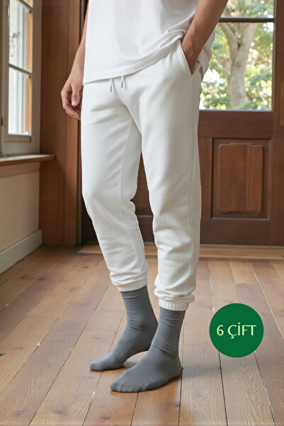 Esinti Мъжки класически памучни чорапи, 6 чифта дълги мъжки памучни чорапи