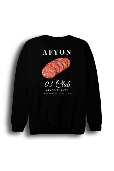 fame-stoned Afyon - 03 - Sucuk- Şehir cu imprimeu Unisex bumbac 100% guler ro...