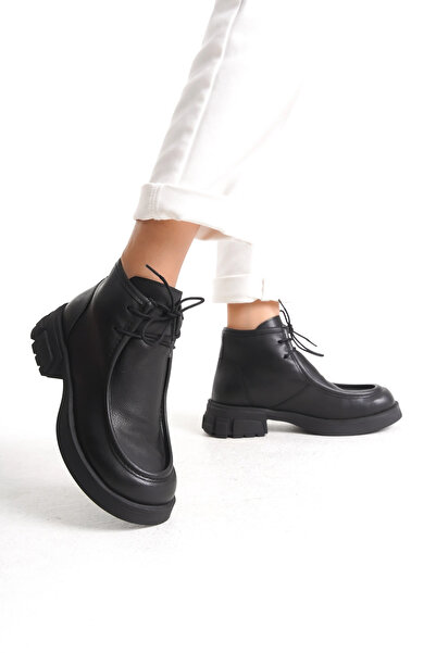 Lively Stylish Лондонські півботи з шнурівкою та товстою підошвою для щоденно...